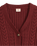 The Levi's® Womens Snowflake Cardigan in Warm Cabernet Cotton