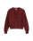 The Levi's® Womens Snowflake Cardigan in Warm Cabernet Cotton