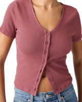 The Levi's® Womens Muse Top in Crushed Berry