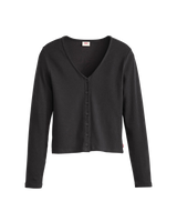 The Levi's® Womens Muse Long Sleeve Top in Caviar