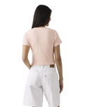 Graphic Essential Sporty T-Shirt in Heart Strawberry Crystal Pink