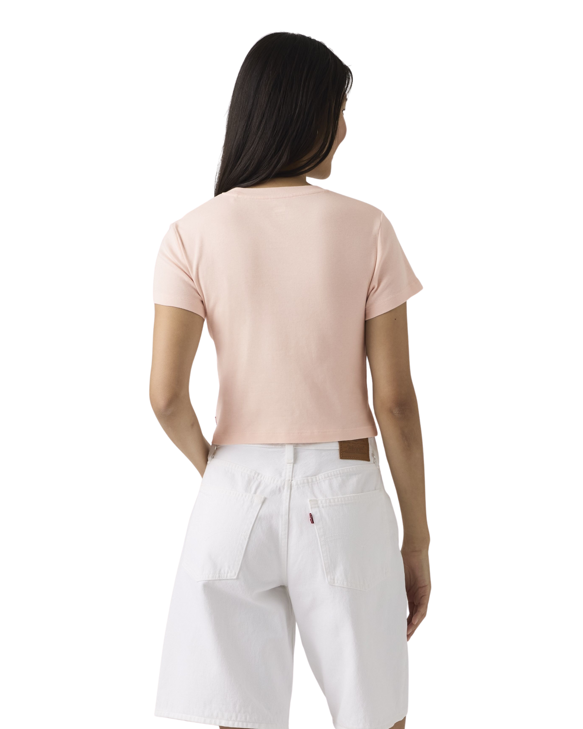 Graphic Essential Sporty T-Shirt in Heart Strawberry Crystal Pink