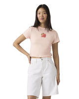 Graphic Essential Sporty T-Shirt in Heart Strawberry Crystal Pink