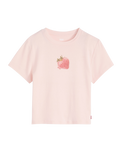 Graphic Essential Sporty T-Shirt in Heart Strawberry Crystal Pink