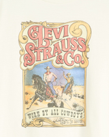 The Levi's® Womens Graphic Boxy T-Shirt in Western Archival Worn By All Cowboys Poster