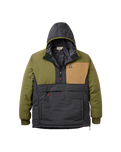 The Passenger Mens Oceanic Insulated Anorak in Faded Black & Khaki