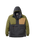 The Passenger Mens Oceanic Insulated Anorak in Faded Black & Khaki