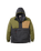 The Passenger Mens Oceanic Insulated Anorak in Faded Black & Khaki