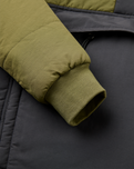 The Passenger Mens Oceanic Insulated Anorak in Faded Black & Khaki