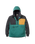 The Passenger Mens Oceanic Insulated Anorak in Faded Black & Deep Ocean
