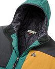 The Passenger Mens Oceanic Insulated Anorak in Faded Black & Deep Ocean