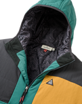 The Passenger Mens Oceanic Insulated Anorak in Faded Black & Deep Ocean