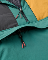 The Passenger Mens Oceanic Insulated Anorak in Faded Black & Deep Ocean
