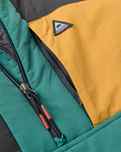 The Passenger Mens Oceanic Insulated Anorak in Faded Black & Deep Ocean