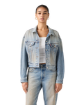 The Levi's® Womens Shrunken 90's Trucker Jacket in Off Roading Trucker