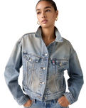 The Levi's® Womens Shrunken 90's Trucker Jacket in Off Roading Trucker