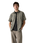 The Levi's® Mens Authentic Button-Down Lightweight Shirt in Xavier Plaid Ponderosa Pine