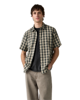 The Levi's® Mens Authentic Button-Down Lightweight Shirt in Xavier Plaid Ponderosa Pine