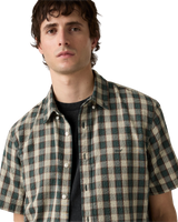 The Levi's® Mens Authentic Button-Down Lightweight Shirt in Xavier Plaid Ponderosa Pine