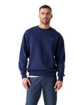 The Levi's® Mens Authentic Crewneck Sweatshirt in Sargasso Sea Garment Dye