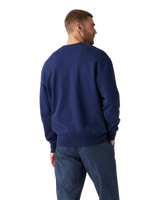 The Levi's® Mens Authentic Crewneck Sweatshirt in Sargasso Sea Garment Dye
