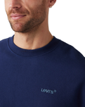 The Levi's® Mens Authentic Crewneck Sweatshirt in Sargasso Sea Garment Dye