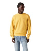 The Levi's® Mens Authentic Crewneck Sweatshirt Sweatshirt in Garment Dye Ochre