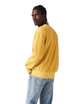 The Levi's® Mens Authentic Crewneck Sweatshirt Sweatshirt in Garment Dye Ochre