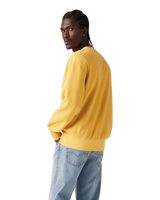 The Levi's® Mens Authentic Crewneck Sweatshirt Sweatshirt in Garment Dye Ochre