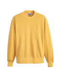 The Levi's® Mens Authentic Crewneck Sweatshirt Sweatshirt in Garment Dye Ochre