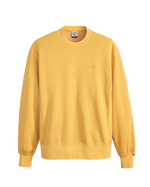 The Levi's® Mens Authentic Crewneck Sweatshirt Sweatshirt in Garment Dye Ochre