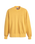 The Levi's® Mens Authentic Crewneck Sweatshirt Sweatshirt in Garment Dye Ochre