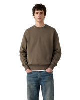 The Levi's® Mens Authentic Sweatshirt in Garment Dye Maitake Brown