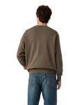 The Levi's® Mens Authentic Sweatshirt in Garment Dye Maitake Brown