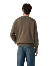 The Levi's® Mens Authentic Sweatshirt in Garment Dye Maitake Brown