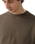 The Levi's® Mens Authentic Sweatshirt in Garment Dye Maitake Brown