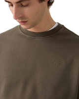 The Levi's® Mens Authentic Sweatshirt in Garment Dye Maitake Brown