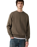 The Levi's® Mens Authentic Sweatshirt in Garment Dye Maitake Brown