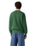Authentic Sweatshirt in Garment Dye Dark Green