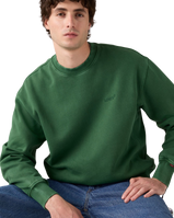 Authentic Sweatshirt in Garment Dye Dark Green