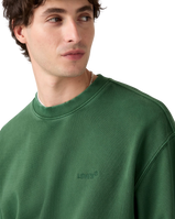Authentic Sweatshirt in Garment Dye Dark Green