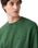 Authentic Sweatshirt in Garment Dye Dark Green