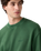 Authentic Sweatshirt in Garment Dye Dark Green