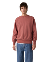 The Levi's® Mens Authentic Sweatshirt in Garment Dye Roan Rouge