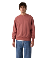 The Levi's® Mens Authentic Sweatshirt in Garment Dye Roan Rouge