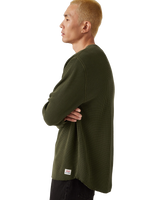 The Levi's® Mens Relaxed Thermal Long Sleeve T-Shirt in Garment Dye Duffel Bag