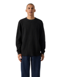 The Levi's® Mens Relaxed Thermal Long Sleeve T-Shirt in Garment Dye Mineral Black