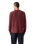 Relaxed Thermal Long Sleeve T-Shirt in Garment Dye Oxblood Red