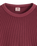 Relaxed Thermal Long Sleeve T-Shirt in Garment Dye Oxblood Red