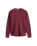 Relaxed Thermal Long Sleeve T-Shirt in Garment Dye Oxblood Red